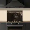 Schotse hooglander - Goud - Koebel - Hoorns - Dieren keuken achterwand spatscherm klein -sfeer1