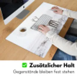 Rendier - Gewei - Sneeuw - Winter Muismat XXL klein -ysfeer3_duits