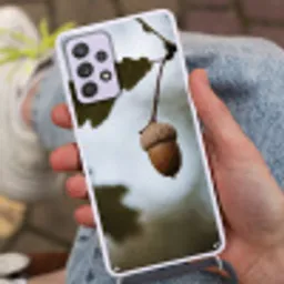 Eikel - Eikenblad - Bos - Herfst - Natuur Hoesje Samsung Galaxy A52 5G met koord klein -sfeer3