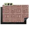 Geometrisch - Patroon - Rood Inductie beschemer met haakjes klein 777 -3d