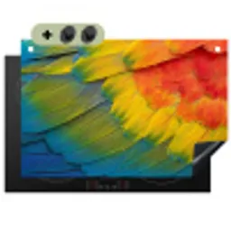 Veren - Ara - Kleurrijk Inductie beschemer met haakjes klein -3d