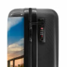 Strand pad bij zonsondergang NBS - Handbagage koffer - Unisex middel -slot