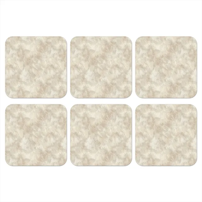 Onderzetter - Beige - Reliëfstructuur - Natuursteen