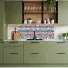 Stenen - Regenboog - Metallic keuken achterwand 2 middel 871 -sfeer3