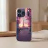 Eiffeltoren - Parijs - Roze Telefoonhoesje iPhone 17 Pro klein -sfeer2