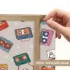 Muziek - Cassette - Patroon Light Box met batterij (Wandlamp) middel 907 -USP_websiteprintNL