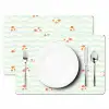Golf - Vis - Blauw - Oranje Placemat vinyl groot 368 -zzsfeer2_Kitchenyeah-website