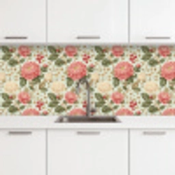 Klassiek - Botanisch - Veelkleurig keuken achterwand 2 middel 871 -3d