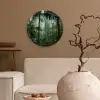 Regenwoud - Tropisch - Jungle - Bomen - Planten Wandcirkel kunststof plaat 5mm dik klein -sfeer1
