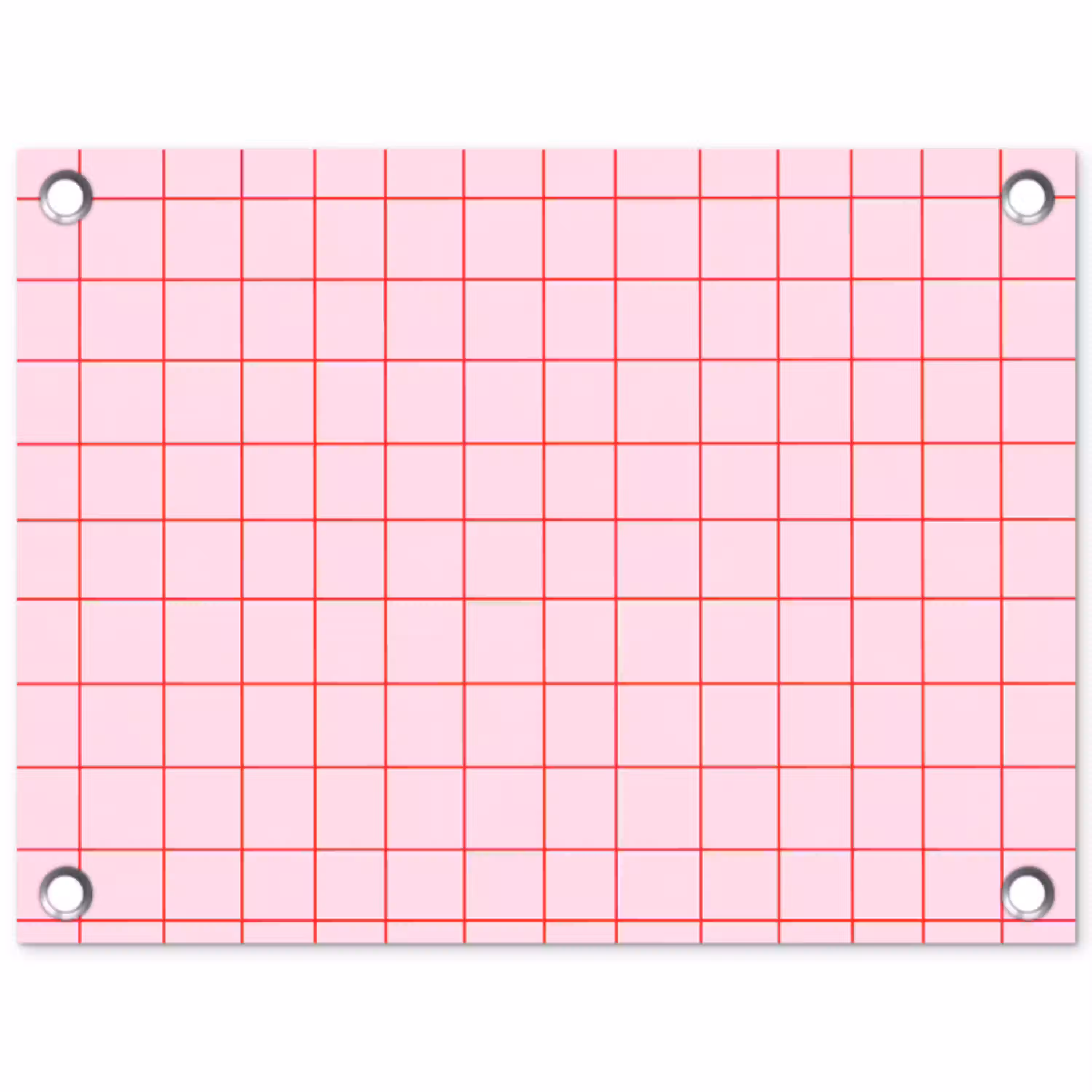 Raster - Patroon - Roze tuinposter los doek klein 239 -3d