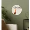 Milkshake - Kers - Rietje Wandcirkel plexiglas klein -sfeer3