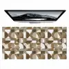 Abstract - Retro - Bruin Muismat XXL klein 681 -zzz3d