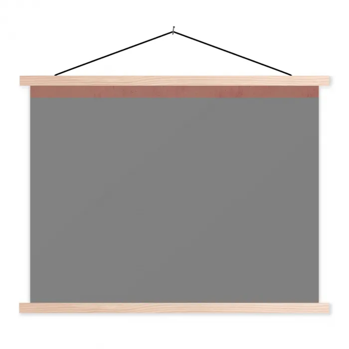 Illustratie - Vogels - Abstract - Roze textielposter latten blank klein -3d