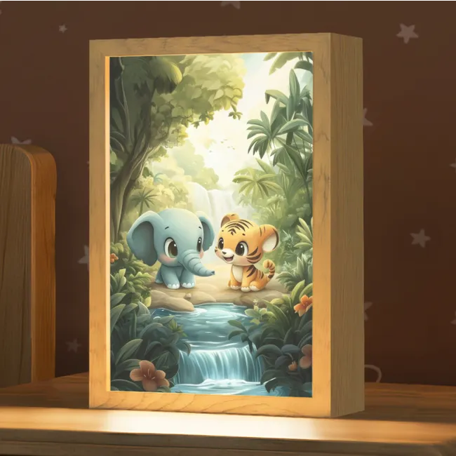 Kids’ Night Light - Elephant - Tiger - Forest - Jungle