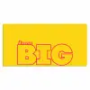 Dream big - Geel - Grafisch Muismat XXL klein -3d_leeg