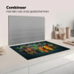 Kruiden - Lepels - Kleurrijk Inductie beschermer vinyl 3mm klein -wsfeer7_website