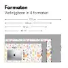 Patroon - Kip - Paaseieren Muismat XXL klein -sfeer5