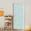 Giraf - Modern - Blauw deurposter klein 289 -sfeer4