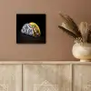 Taco - Vlees - Salade - Delftsblauw - Motief aluminium wit klein -sfeer4
