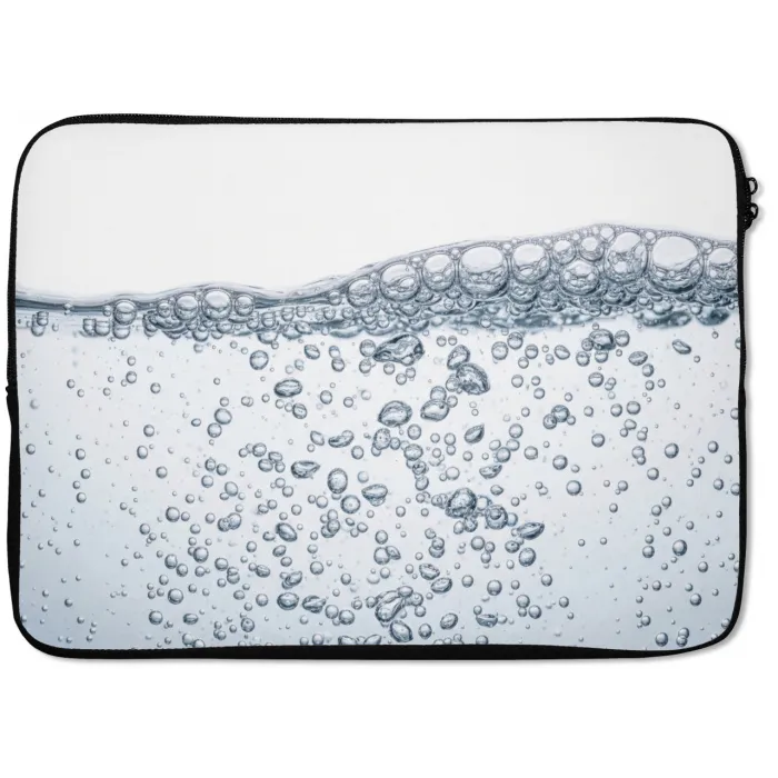 Luchtbellen - Water - Dynamisch laptophoes neopreen klein -zkaufland3dotto