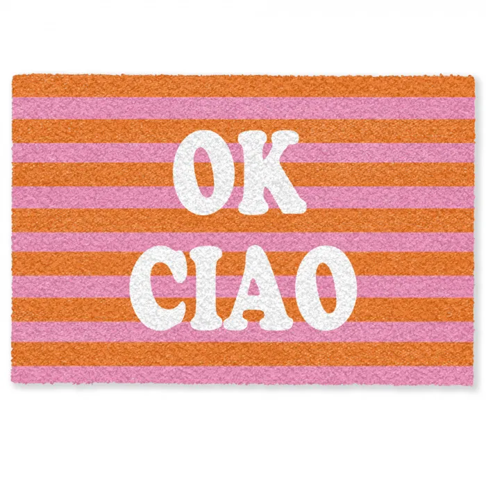 Ciao - Quote - Strepen Deurmat klein -zkaufland3d