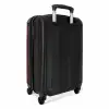 Abstract - Rood gridpatroon NBS - Handbagage koffer - Kinderen Unisex middel -achterkant