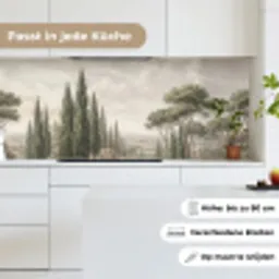 Vallei - Bos - Natuur - Groen keuken achterwand 2 middel -sfeer4_DE