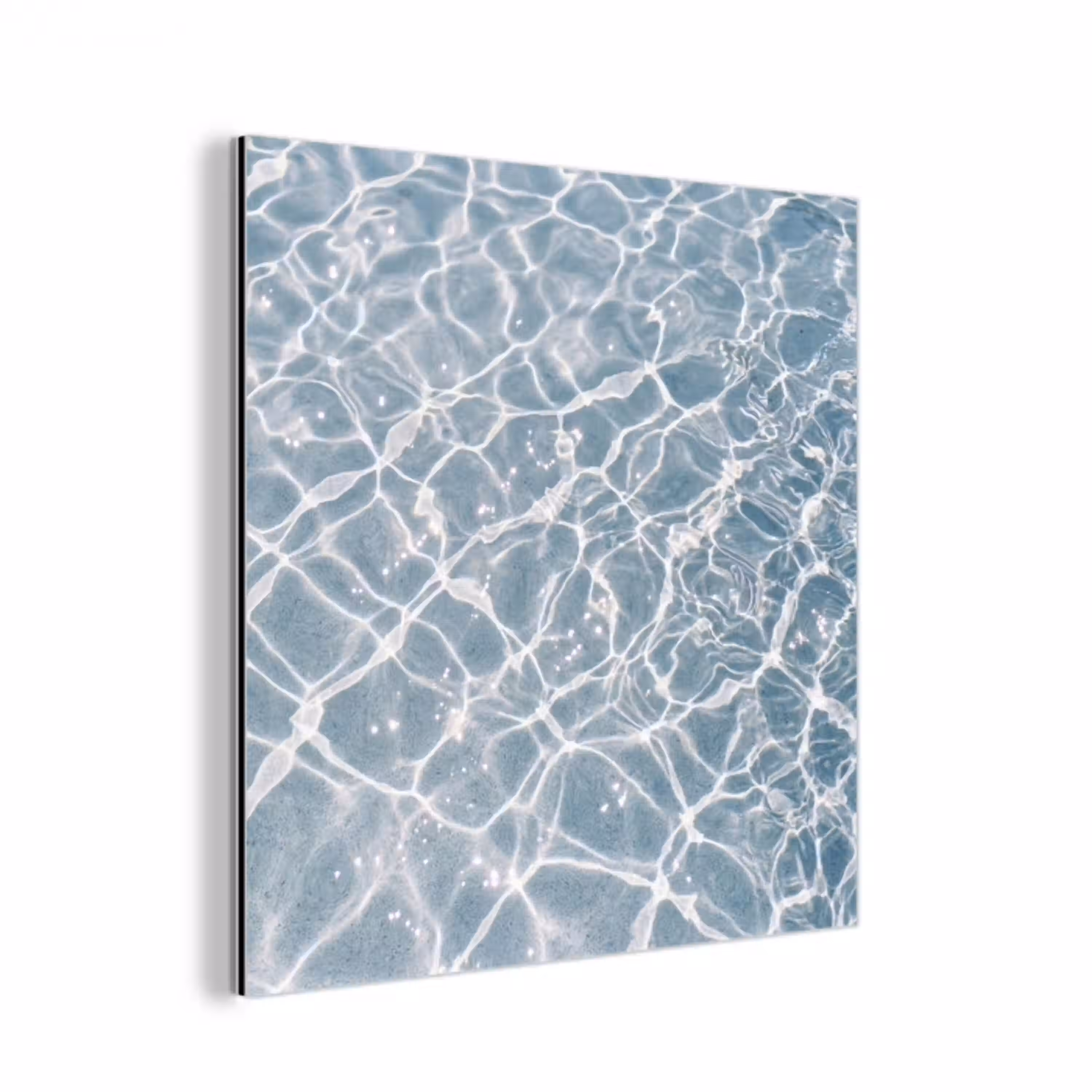 Water - Reflectie - Zonlicht aluminium wit klein -3d