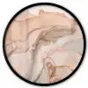 Marmer - Roze - Rosé Fotolijst rond zonder passe partout klein -3d