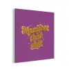 Manifest that shit - Paars - Glitter aluminium wit klein -3d