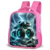 Thunder Wheels Kinderrugzak - Roze middel -schuin