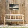 Kust - Golven - Rots - Storm Tuinposter op houten frame 2 cm dik klein -sfeer4