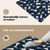Modern - Geometrisch - Blauw Inductie beschemer met haakjes klein 777 -ky-schoon-nl