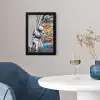 Graffiti - Illusie - Jongen - Street art fotolijst zwart zonder passe partout klein -sfeer4