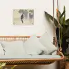 Specht - Bloemen - Paars tuinposter los doek klein -sfeer7