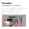 Kauwgom - Vrouw - Penseelstreken - Modern Muismat XXL klein -sfeer5