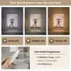 Regen - Graffiti - Man - Banksy Style Light Box met kabel (Tafellamp) klein -USP_lichtkleurNL