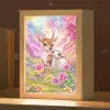 Hertje - Lammetje - Bloemen - Pastel Light Box met kabel klein -zzz_3d_website