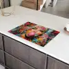 Vrouw - Kauwgom - Graffiti - Love Inductie beschermer vinyl 3mm klein -sfeer8