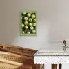 Appels - Groen - bladeren KitchenYeah - Keuken - Canvas klein -sfeer3