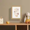 Getallen - Educatief - Leren tellen - Cijfers oefenen voor kinderen - Pastel kleuren Light Box met kabel (Wandlamp kind) klein -sfeer2_kind