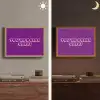 You're doing great - Paars - Bubble letters Light Box met batterij (Wandlamp) middel -sfeer3