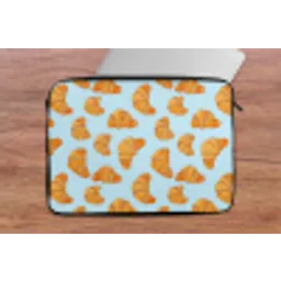 Croissant - Speels - Blauw laptophoes neopreen klein 279 -tafel