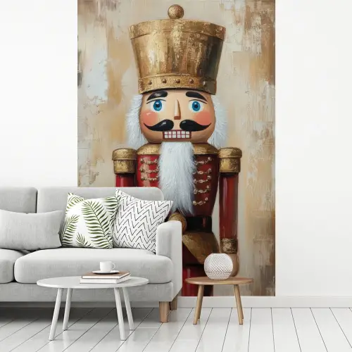 Kerst - Poppetje - Abstract fotobehang vinyl groot -woonkamer