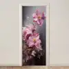Bloemen - Roze - Stilleven - Kunst deurposter klein -3d_beige