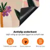 Vrouw - Bloemen - Pastel Inductie beschermer vinyl 3mm klein -zzzzzzz-td-onderkant