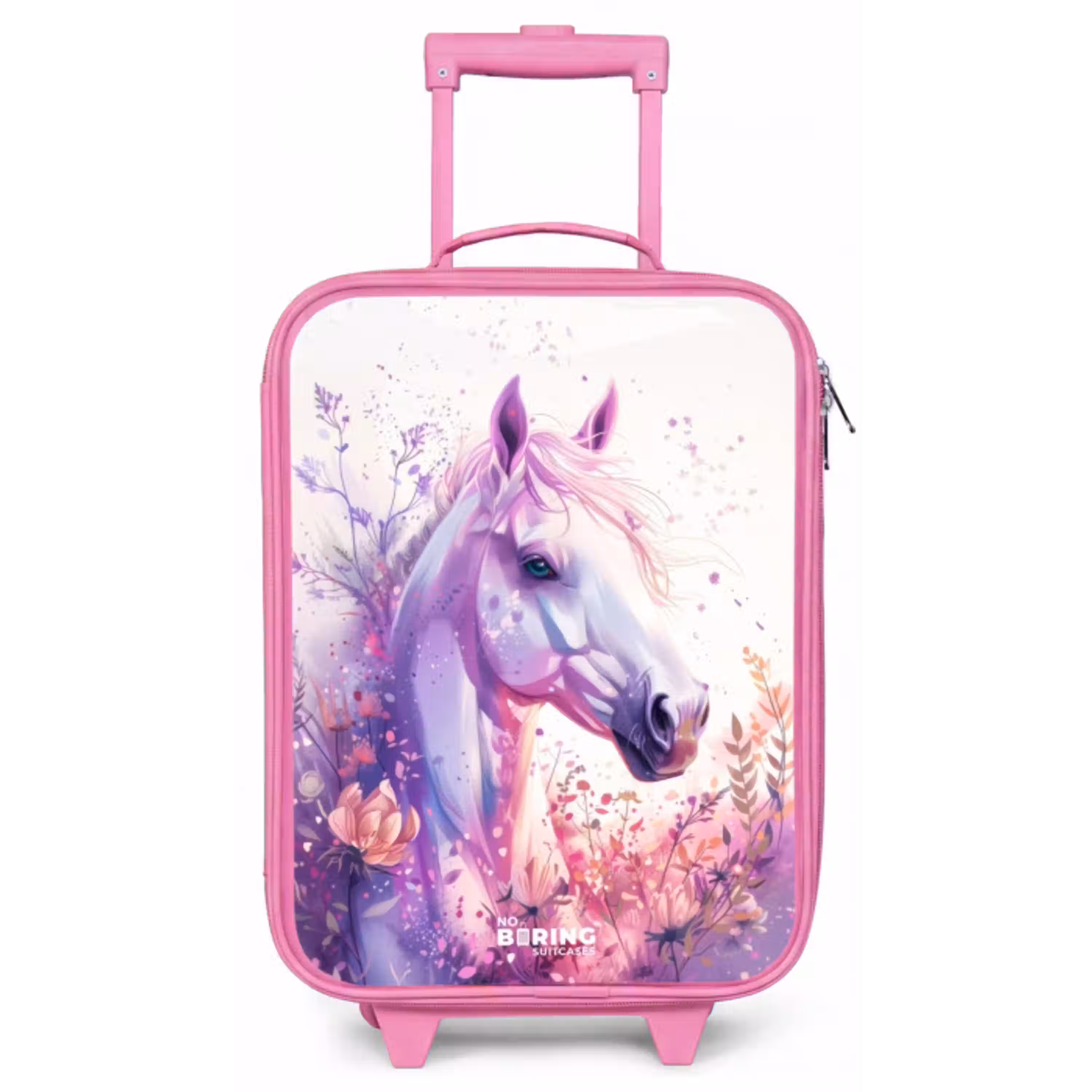 Parelachtige Pony Kinderkoffer - Roze klein -zz3dotto
