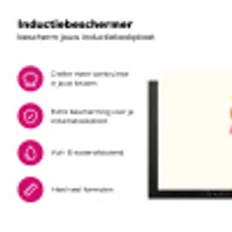 Schepijs - Hoorntje - Illustratie - Minimalistisch Inductie beschermer vinyl 3mm klein -wsfeer2_website