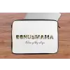 Bonusmama - Lettercollage laptophoes neopreen klein -tafel