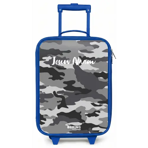 Camogrijs Kinderkoffer - Blauw klein -zz3dotto